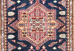 Handmade Kazak Wool Rug 1.81 X 1.25 m (5.9 X 4.1 ft)