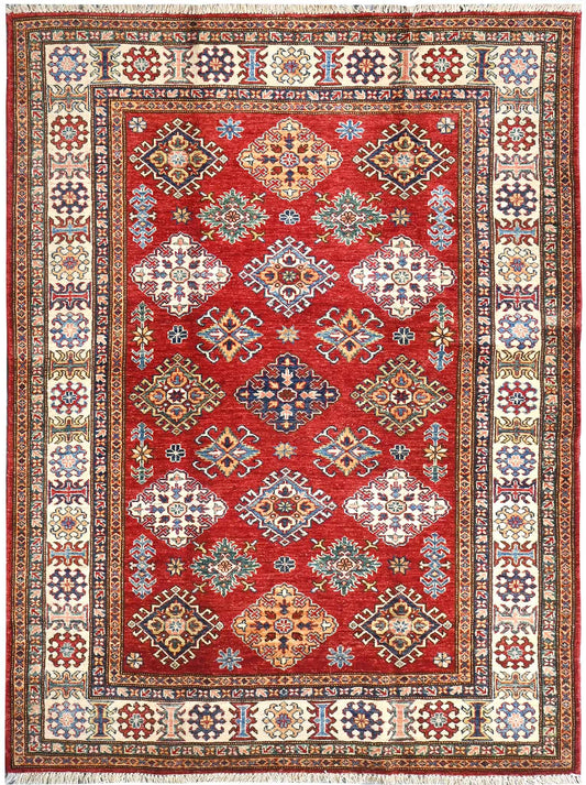 Handmade Kazak Wool Rug 2.00 X 1.50 m (6.5 X 4.9 ft)