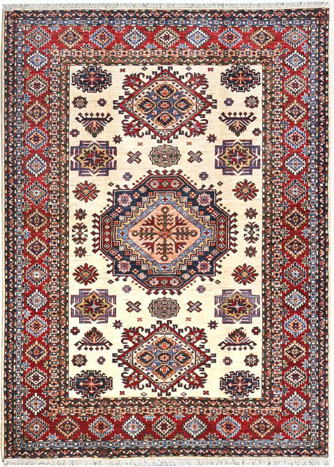 Handmade Kazak Wool Rug 2.00 X 1.50 m (6.5 X 4.9 ft) – Design 2