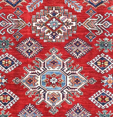 Handmade Kazak Wool Rug 2.04 X 1.50 m (6.6 X 4.9 ft)