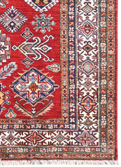 Handmade Kazak Wool Rug 2.04 X 1.50 m (6.6 X 4.9 ft)