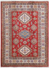 Handmade Kazak Wool Rug 2.07 X 1.52 m (6.7 X 4.9 ft)