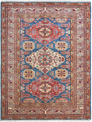 Handmade Kazak Wool Rug 1.97 X 1.51 m (6.4 X 4.9 ft)