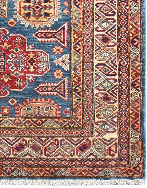 kazak-wool-blue-corner