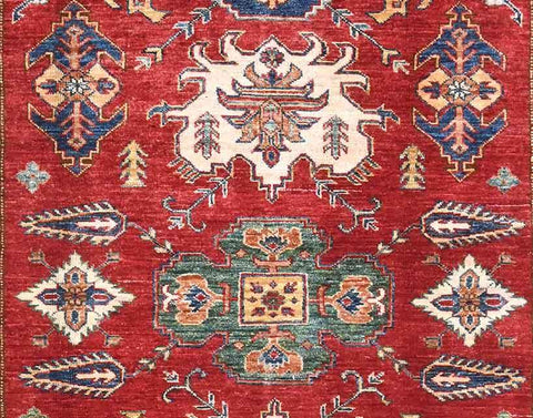 kazak-wool-red-center