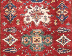 Handmade Kazak Wool Rug 2.17 X 1.50 m (7.1 X 4.9 ft)