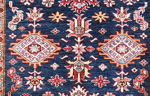 kazak-wool-blue-center