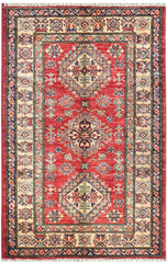 Handmade Kazak Wool Rug 1.25 X 0.80 m (4.1 X 2.6 ft)