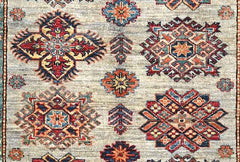 Handmade Kazak Wool Rug 1.80 X 1.24 m (5.9 X 4 ft)