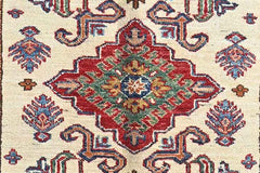 Handmade Kazak Wool Rug 1.47 X 1.05 m (4.8 X 3.4 ft)