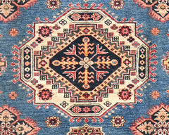 Handmade Kazak Wool Rug 2.37 X 1.70 m (7.7 X 5.5 ft)