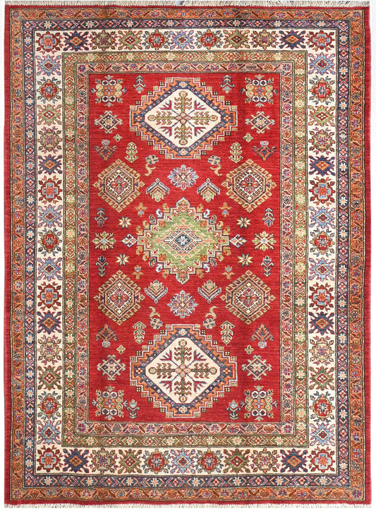 Handmade Kazak Wool Rug 1.99 X 1.51 m (6.5 X 4.9 ft)