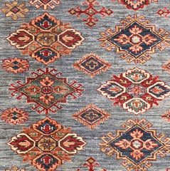 Handmade Kazak Wool Rug 2.00 X 1.58 m (6.5 X 5.1 ft)