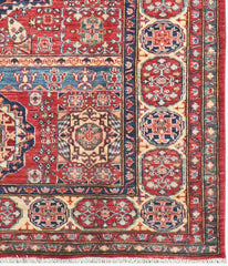 Handmade Kazak Wool Rug 2.01 X 1.49 m (6.5 X 4.8 ft)