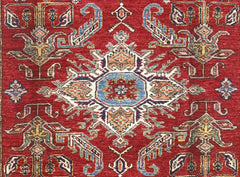 Handmade Kazak Wool Rug 2.09 X 1.54 m (6.8 X 5 ft)