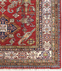 Handmade Kazak Wool Rug 2.09 X 1.54 m (6.8 X 5 ft)