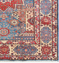 Handmade Kazak Wool Rug 1.92 X 1.58 m (6.2 X 5.1 ft)