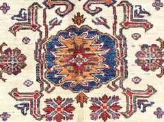 Handmade Kazak Wool Rug 1.49 X 0.99 m (4.8 X 3.2 ft)