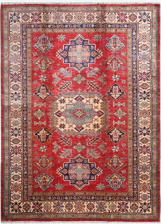 Handmade Kazak Wool Rug 2.38 X 1.70 m (7.8 X 5.5 ft)