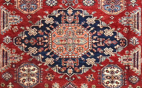 kazak-wool-blue-center
