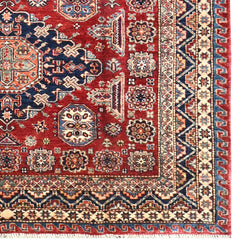 Handmade Kazak Wool Rug 2.32 X 1.70 m (7.6 X 5.5 ft)