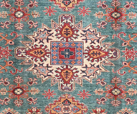 kazak-natural-handmade-wool-rug-center