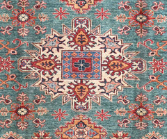 Handmade Kazak Wool Rug 2.38 X 1.75 m (7.8 X 5.7 ft)