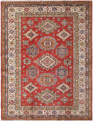 Handmade Kazak Wool Rug 2.40 X 1.73 m (7.8 X 5.6 ft)