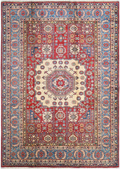 Handmade Kazak Wool Rug 2.37 X 1.73 m (7.7 X 5.6 ft)