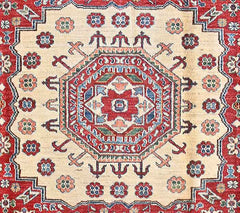 Handmade Kazak Wool Rug 2.37 X 1.73 m (7.7 X 5.6 ft)