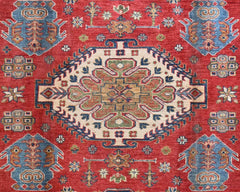 Handmade Kazak Wool Rug 2.38 X 1.68 m (7.8 X 5.5 ft)