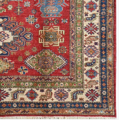 Handmade Kazak Wool Rug 2.38 X 1.68 m (7.8 X 5.5 ft)