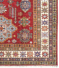 Handmade Kazak Wool Rug 2.48 X 1.72 m (8.1 X 5.6 ft)