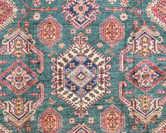 Handmade Kazak Wool Rug 2.41 X 1.74 m (7.9 X 5.7 ft)