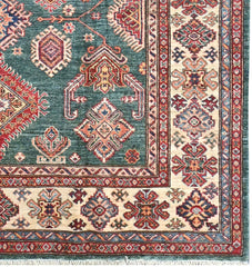 Handmade Kazak Wool Rug 2.41 X 1.74 m (7.9 X 5.7 ft)