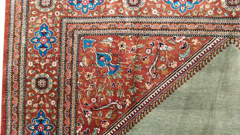 Fine Handmade Persian Silk Qum Rug – 100 × 156 cm