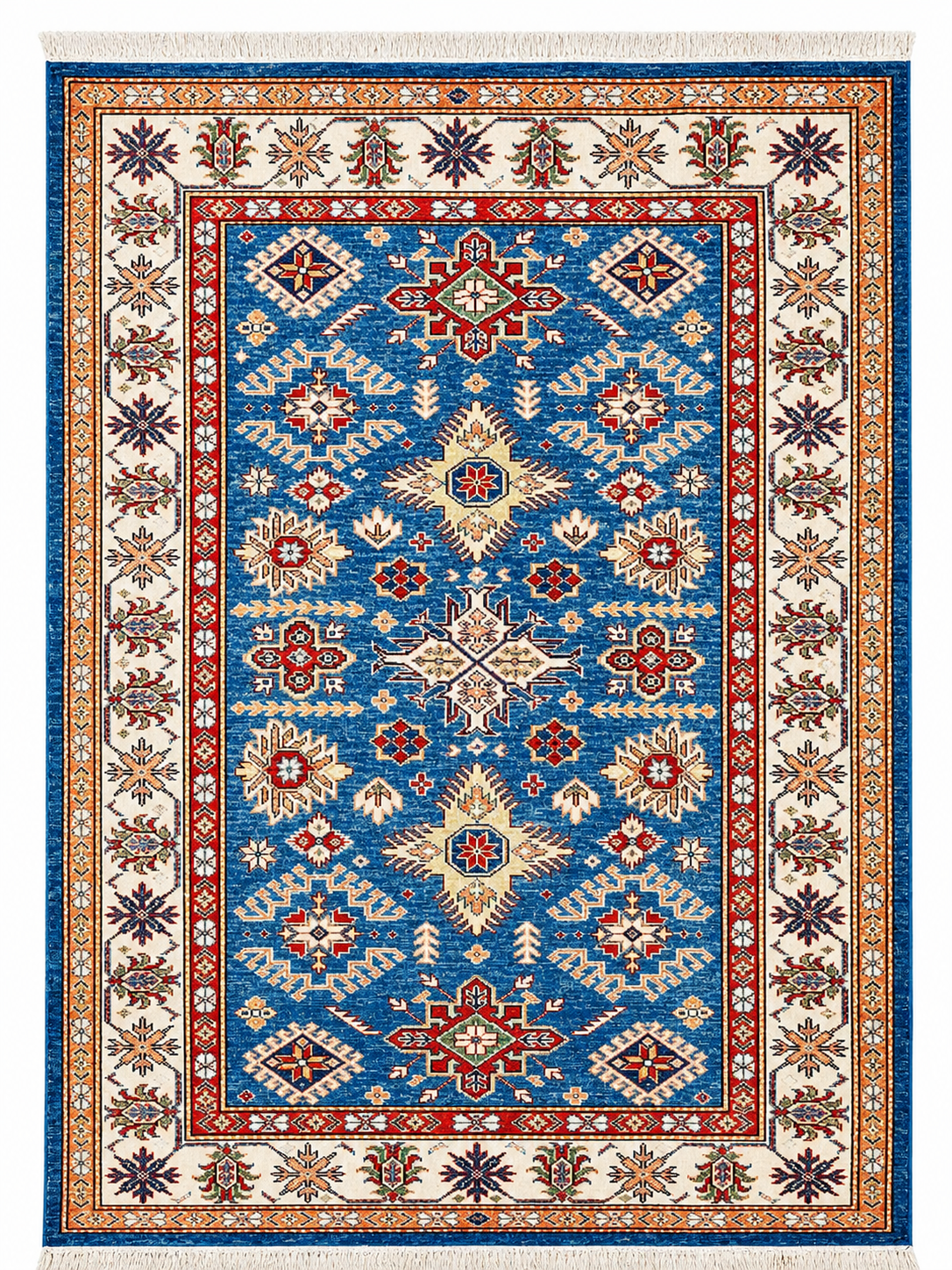 Kazak Wool Pakistan Rug 183 x 121 cm (6.00 x 3.97 ft)