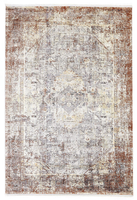 Abstract Rug – Beige & Black – Acrylic – 160 × 230 cm