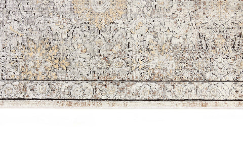 Abstract Rug – Beige & Black – Acrylic – 160 × 230 cm – Design 2