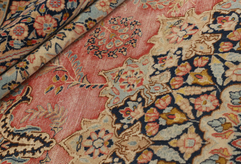 Amber Courtyard Kerman Rug