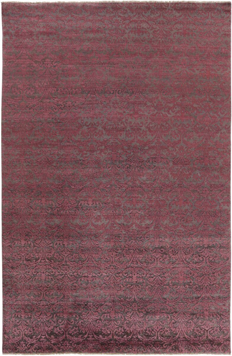 Amber Manor Damask Rug
