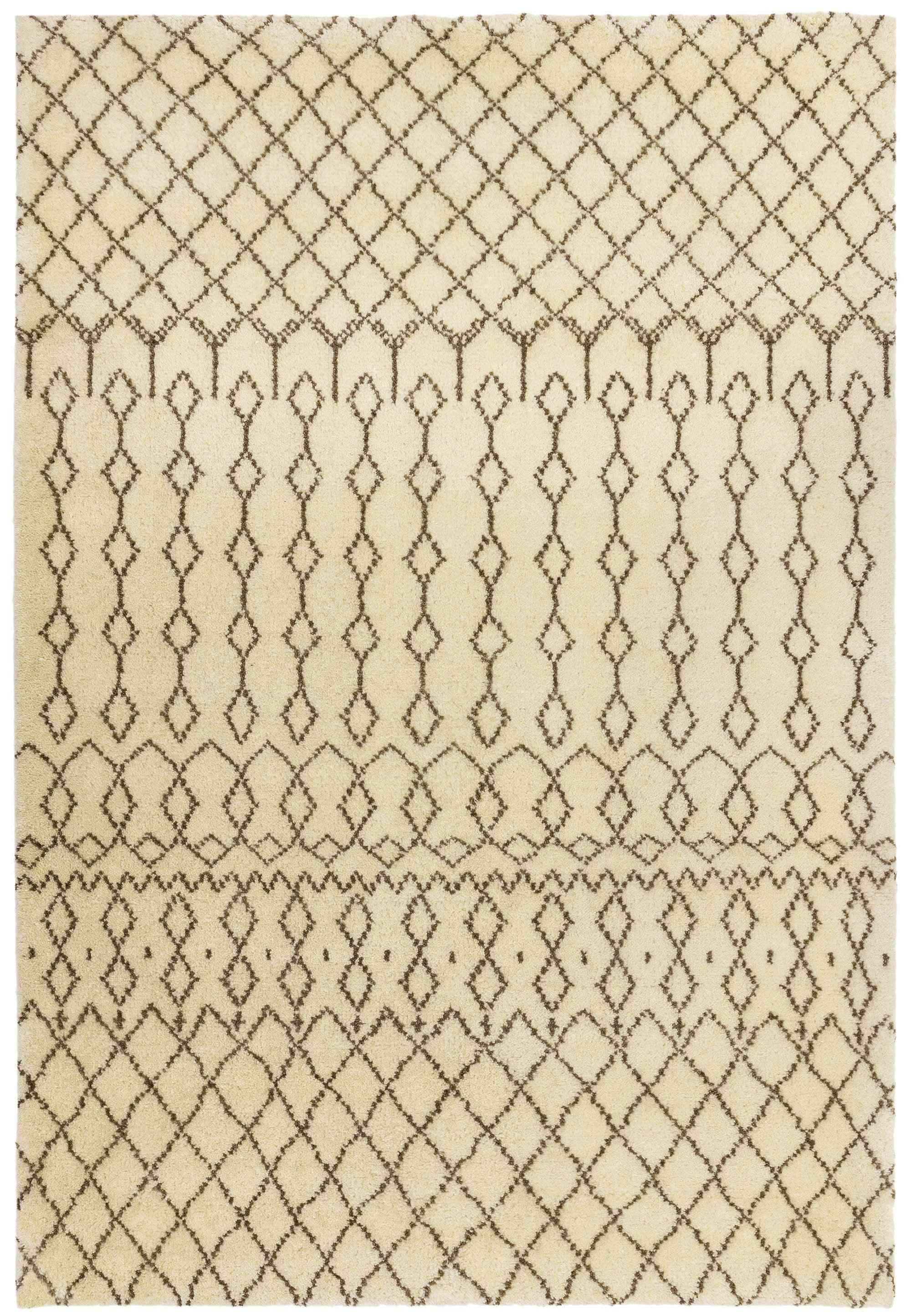 Amira003 Hand knotted Moroccan Berber Wool Tribal Rug - Rugmaster