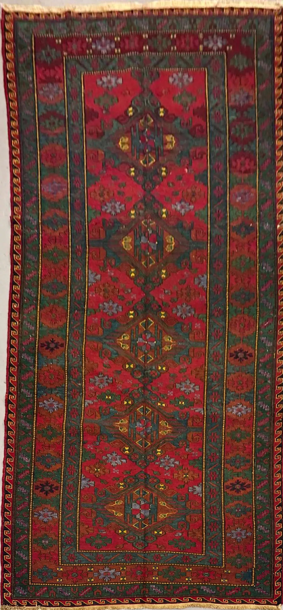 Anatolian Sumak Handmade Rug 316 x 153 cm (10.37 x 5.02 ft)