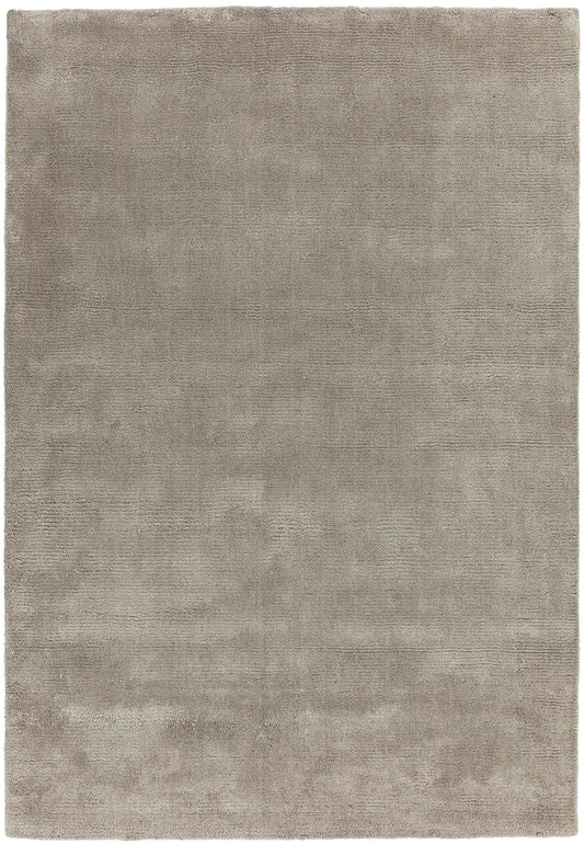 AraNew wool and Viscose Mocha Rug - Rugoutlet