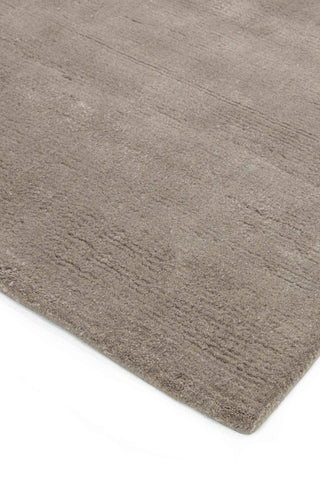 AraNew wool and Viscose Mocha Rug - Rugoutlet