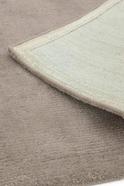 AraNew wool and Viscose Mocha Rug - Rugoutlet
