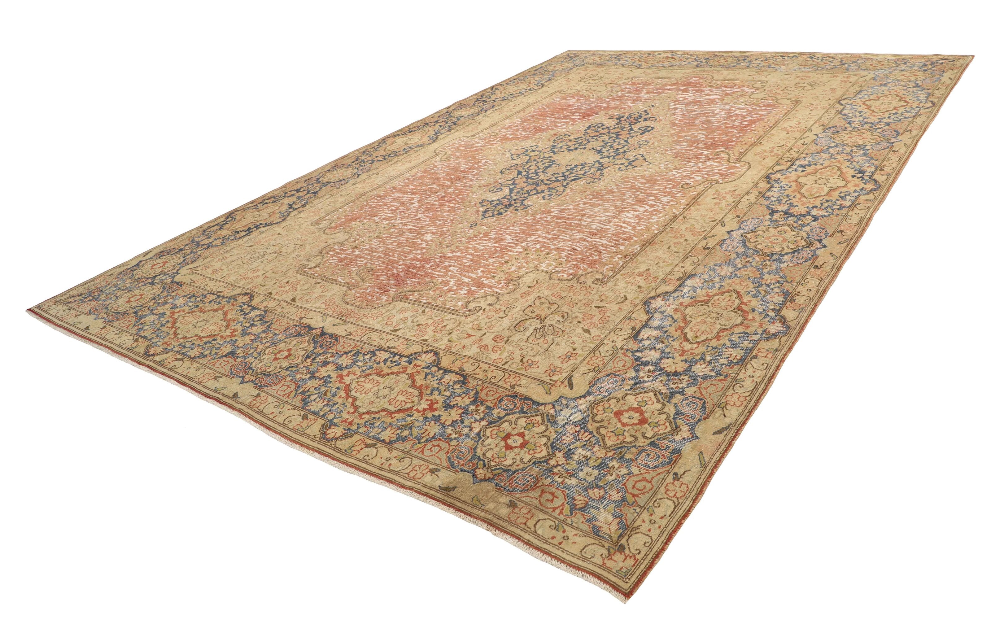 Aster Courtyard Kerman Rug