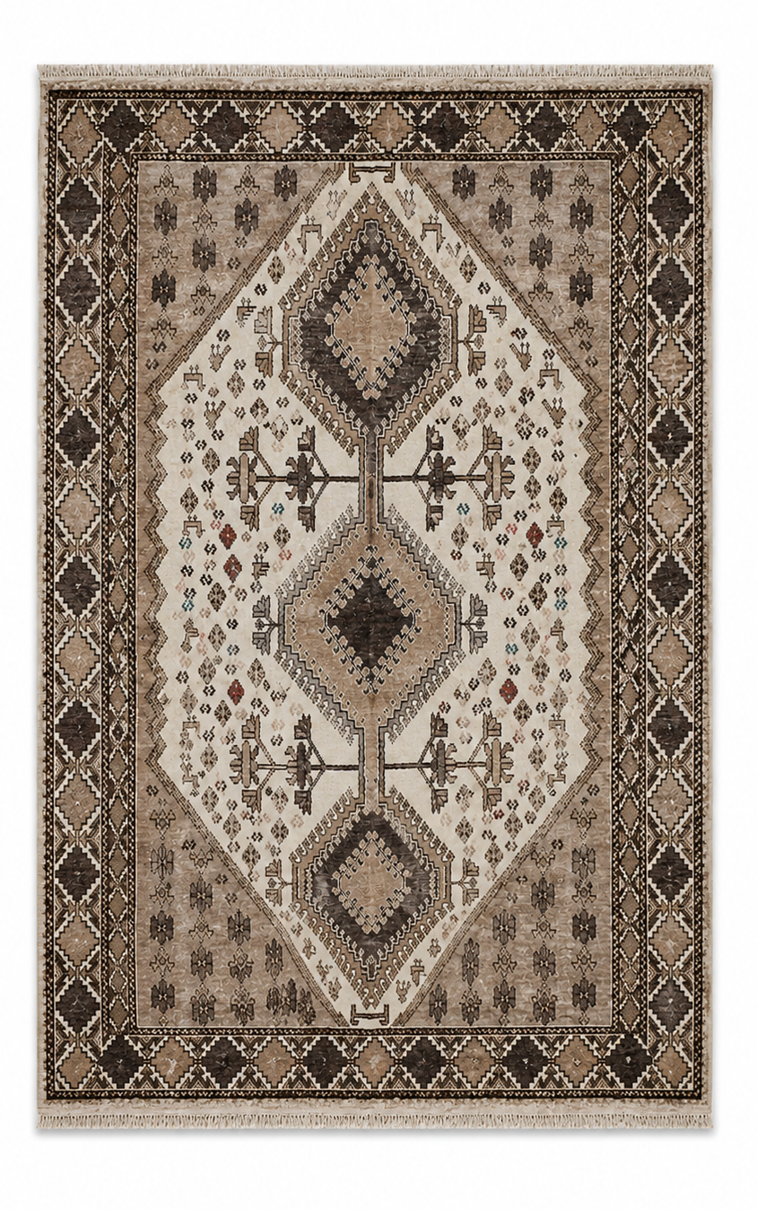 Persian Qashqai Tribal Rug 288 x 155 cm (9.45 x 5.08 ft)
