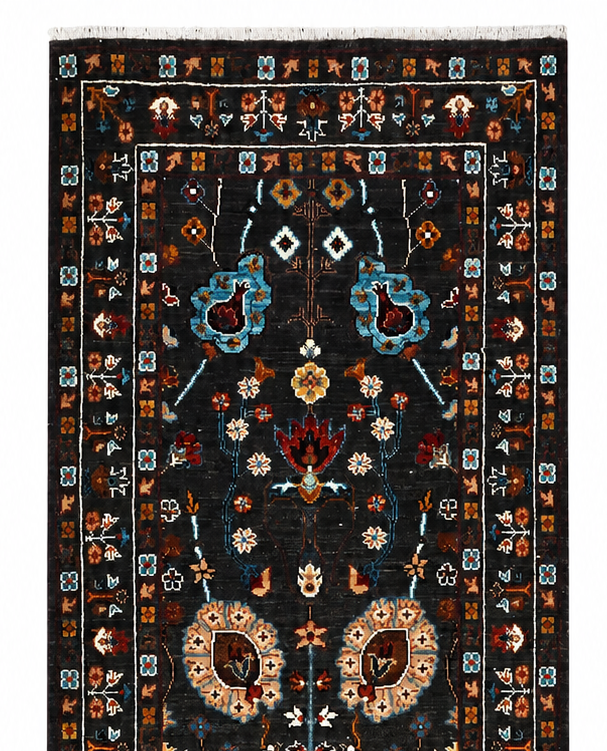 Kazak Natural Dye Wool Runner Rug 2.72 X 0.84 m (8.9 X 2.7 ft)