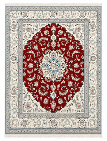 Nain Silk & Wool Rug 255 x 195 cm (8.37 x 6.40 ft)